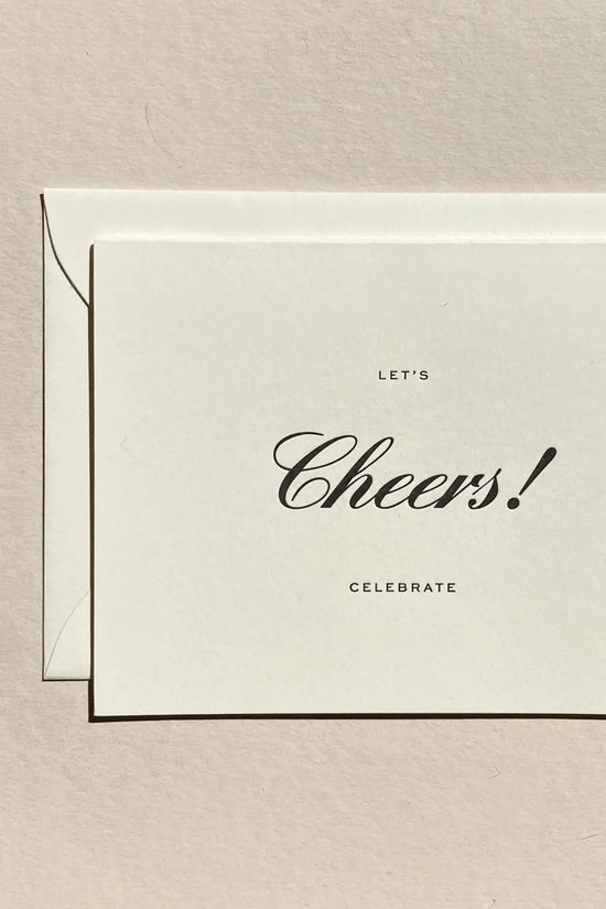 Jaymes Paper Cheers Card - Whimsy & Row