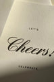 Jaymes Paper Cheers Card