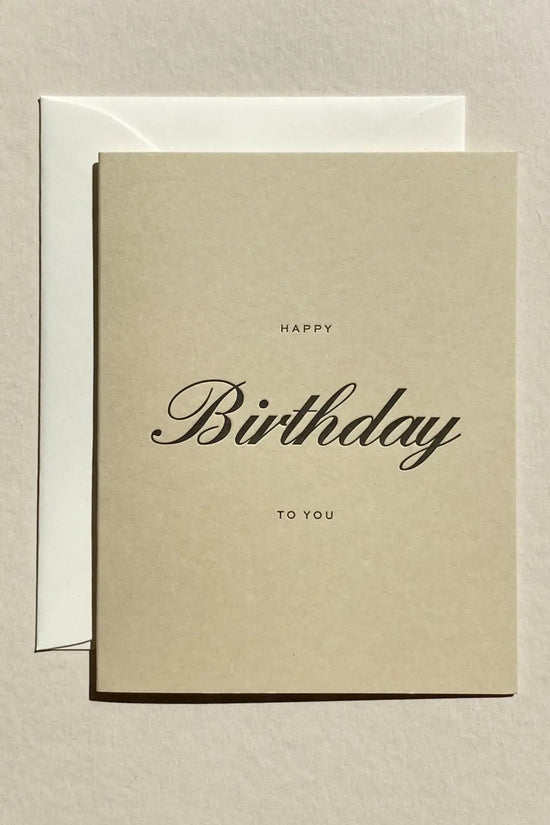 Jaymes Paper Happy Birthday - Whimsy & Row