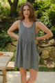 Kate Dress in Black Gingham