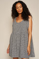 Kate Dress in Black Gingham