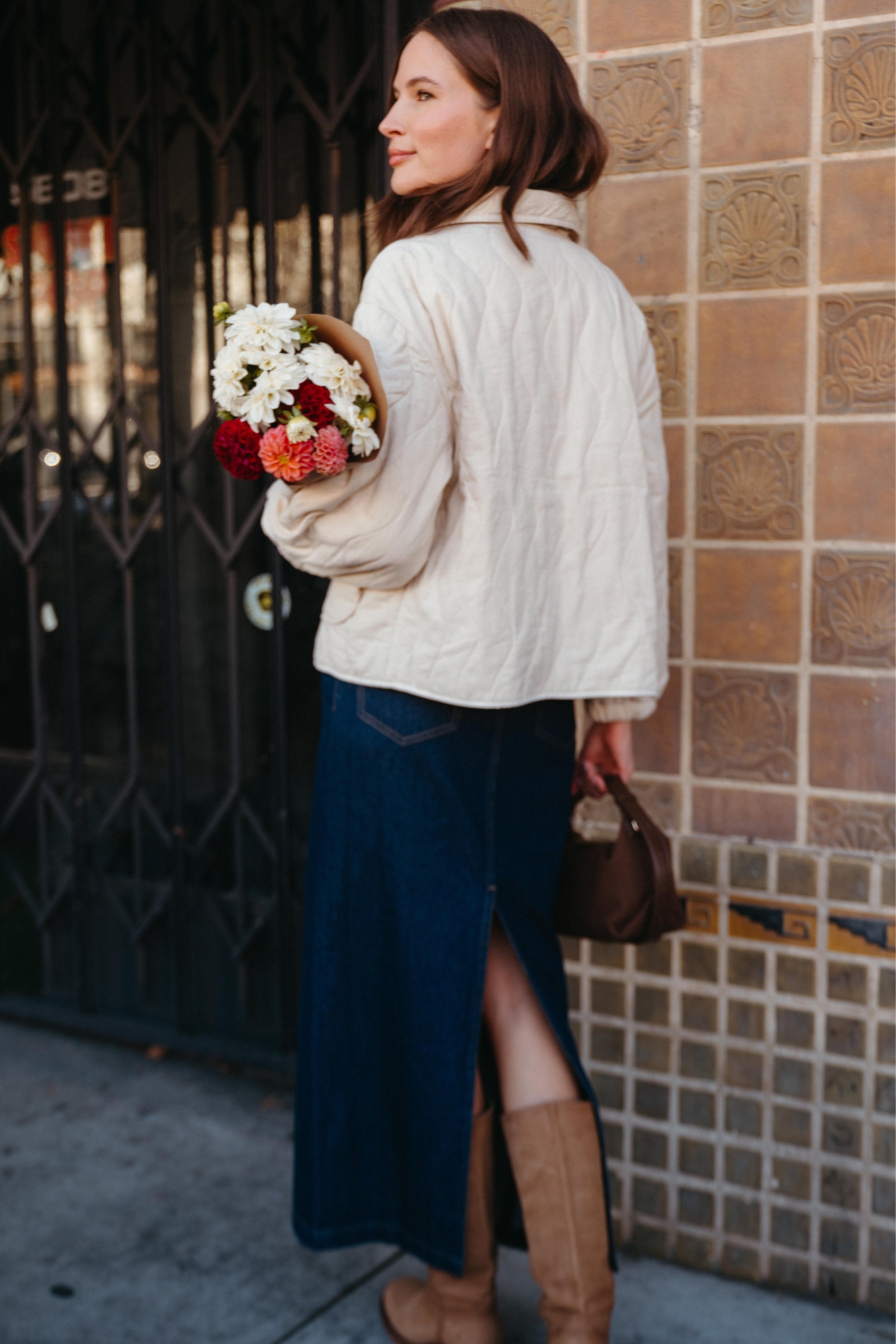 Liam Jacket in Natural - Whimsy & Row