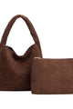 Melie Bianco Johanna Suede Recycled Vegan Shoulder Bag- Pre Order 12/5