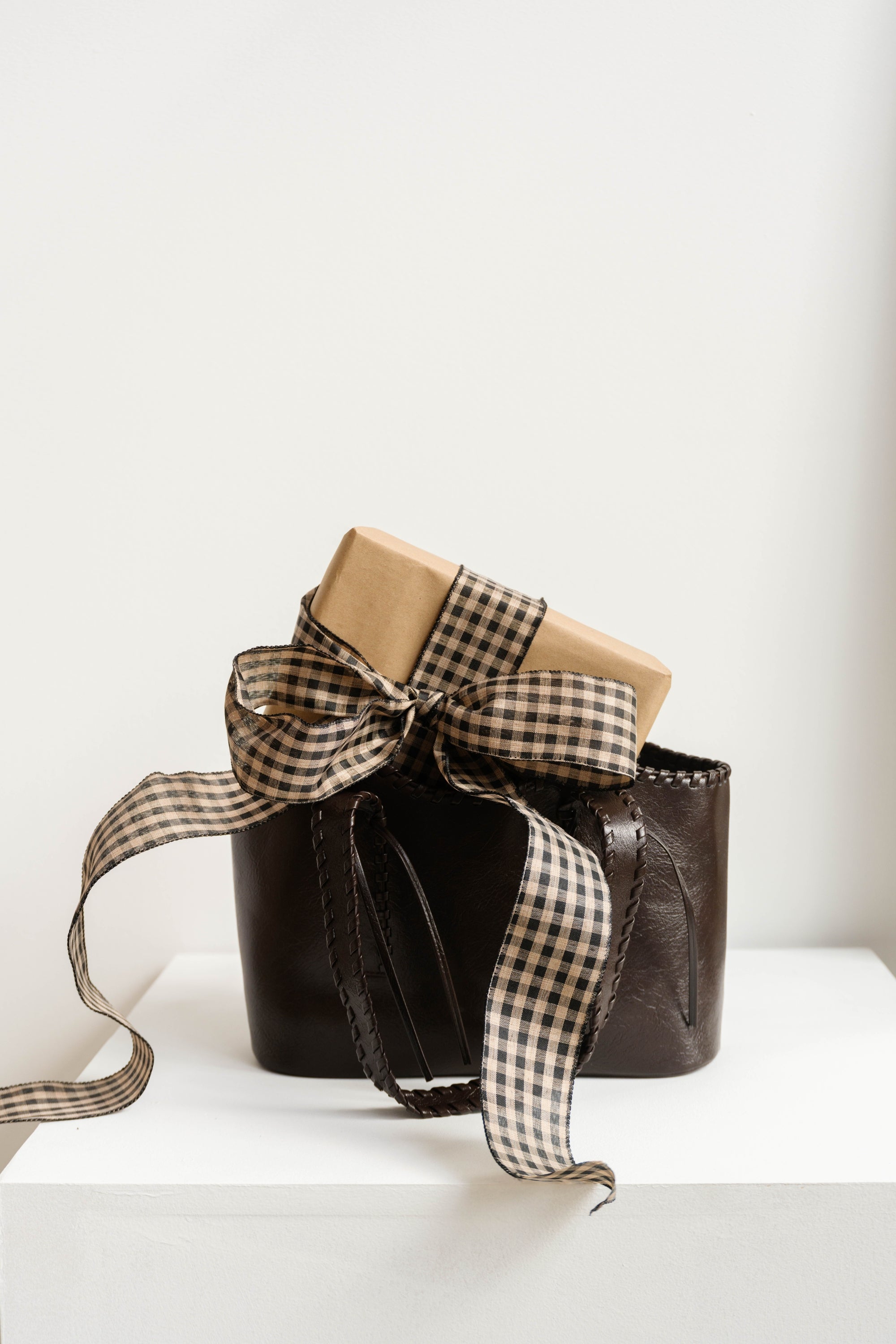 Melie Bianco Phoebe Espresso Recycled Vegan Shoulder Bag - Whimsy & Row