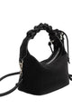 Melie Bianco Tatiana Black Vegan Top Handle Bag