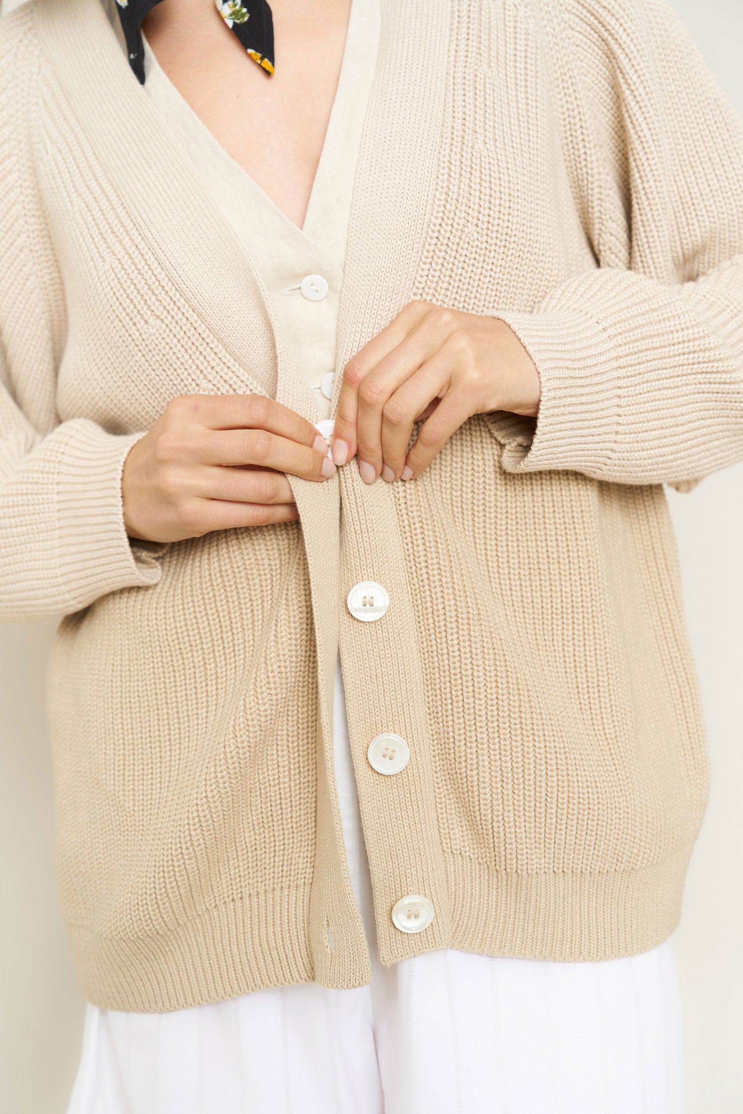 Chloe Cardigan in Oatmeal