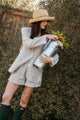 Parker Blazer in Oatmeal Linen