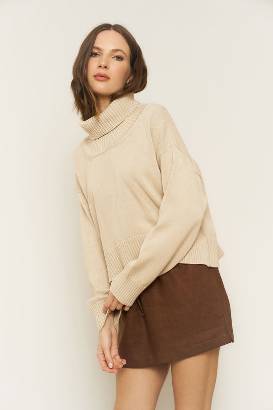 Penelope Pullover in Oatmeal - Whimsy & Row