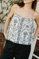 Sofia Top in Venetian Print