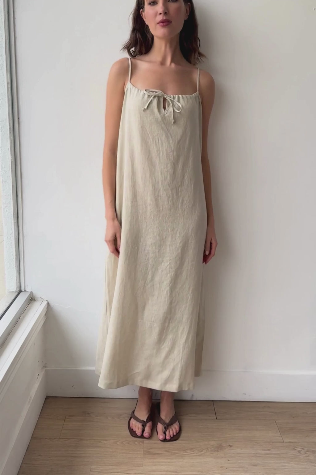 Soliel Dress in Oatmeal Linen · Whimsy & Row ~ Sustainable Clothing &  Lifestyle Brand