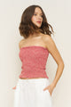 Matilda Top in Red Gingham