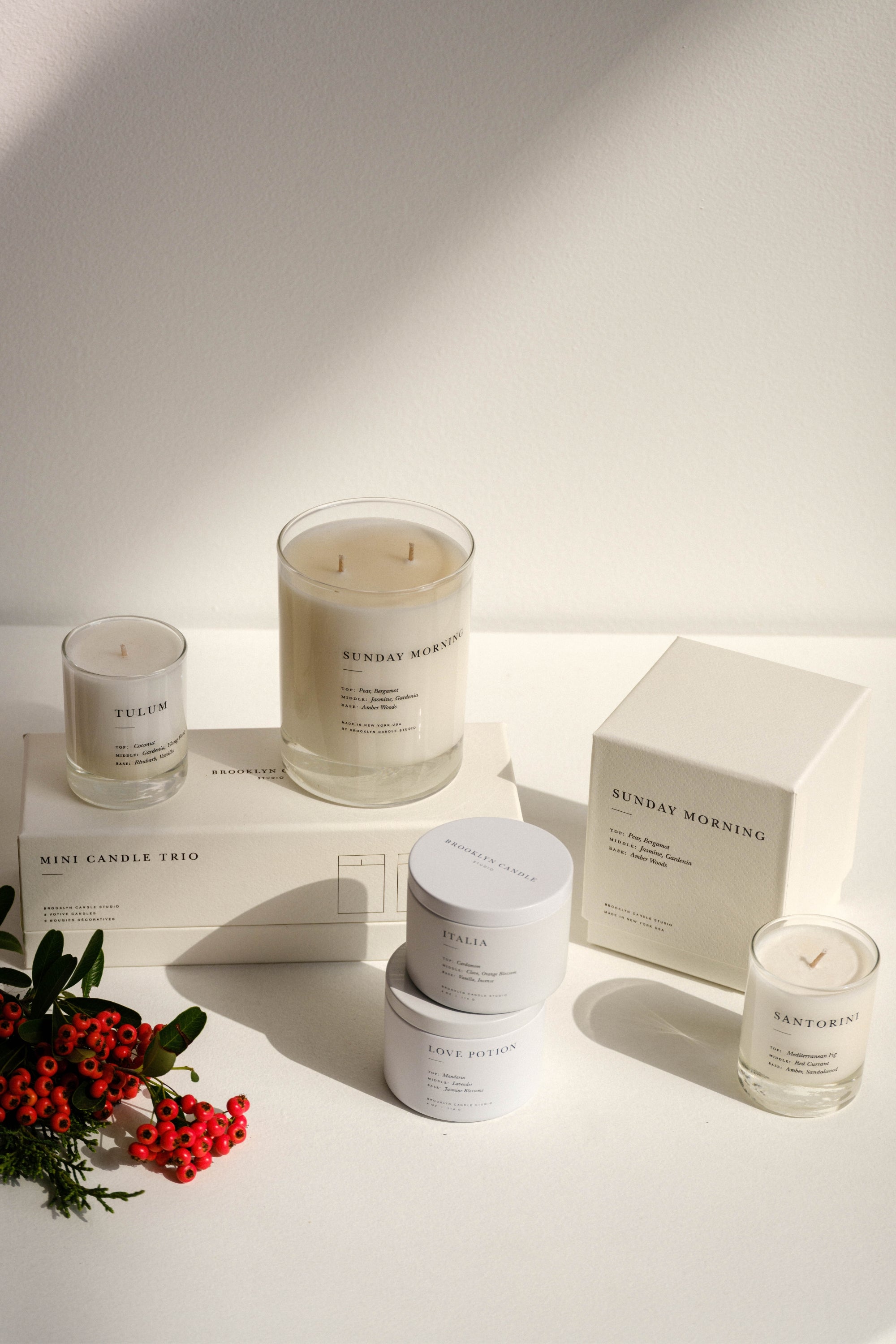 Brooklyn Candle Studio Mini Candle Set : Wanderlust - Whimsy & Row