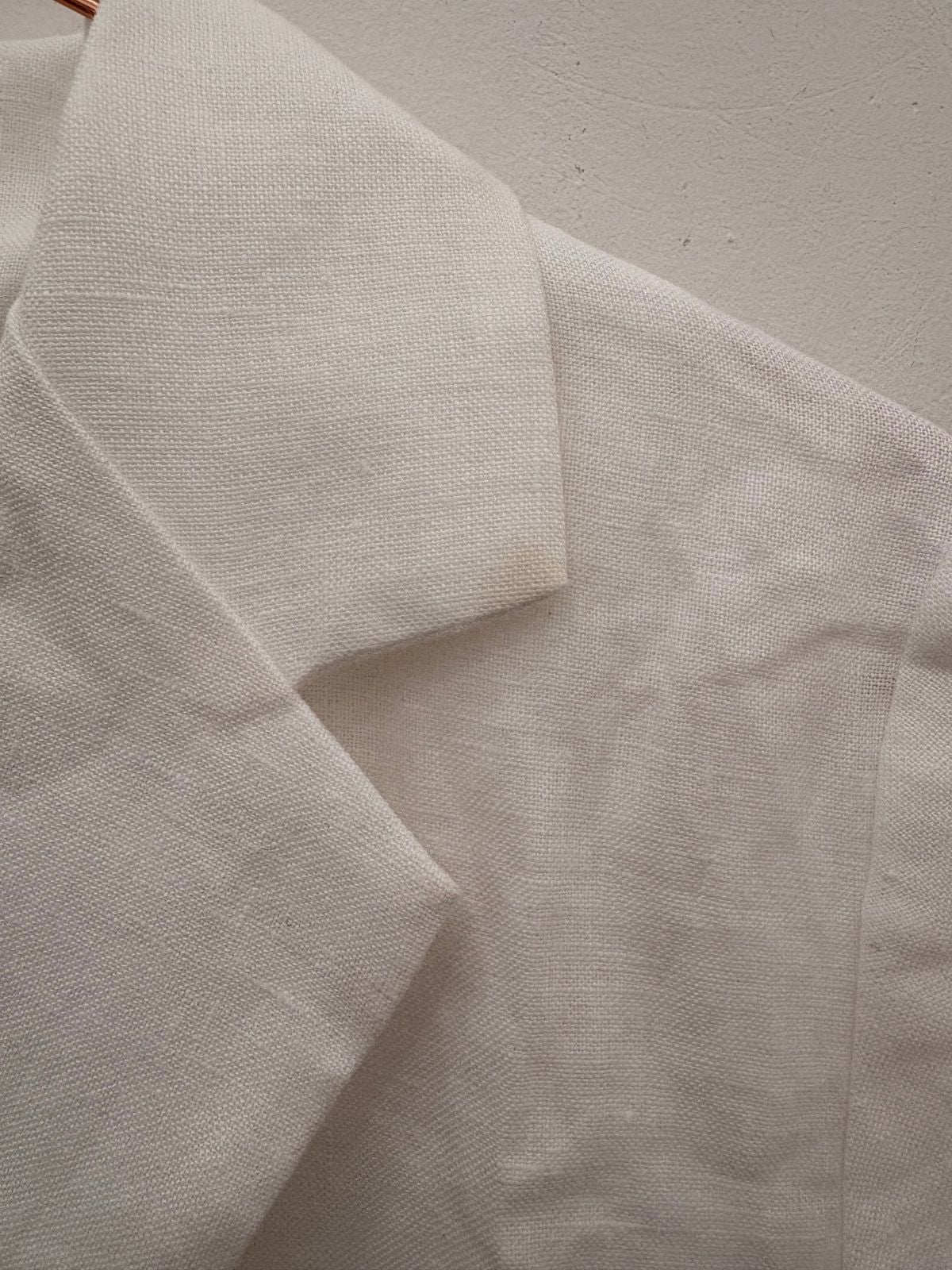 Sample Sale Parker Blazer in White Linen - Whimsy & Row