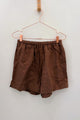 Sample Sale Allison Shorts in Chocolate Linen