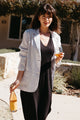 Parker Blazer in Stripe Linen