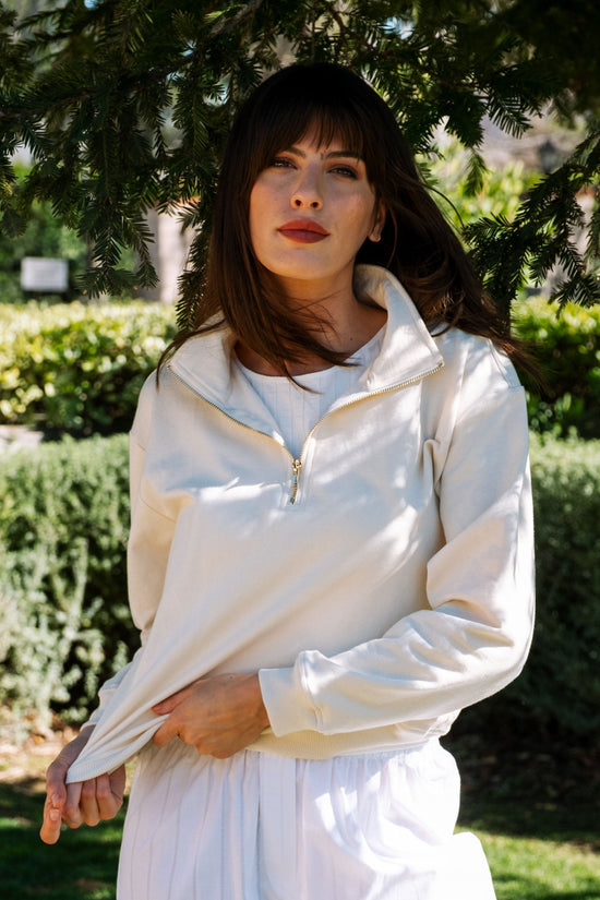 Diana Pullover in Cream - Whimsy & Row