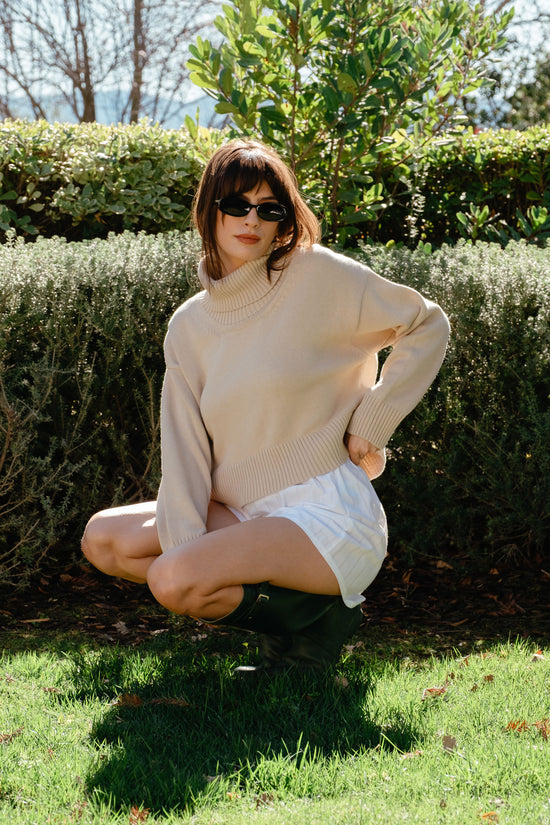 Sample Sale Penelope Pullover in Oatmeal - Whimsy & Row