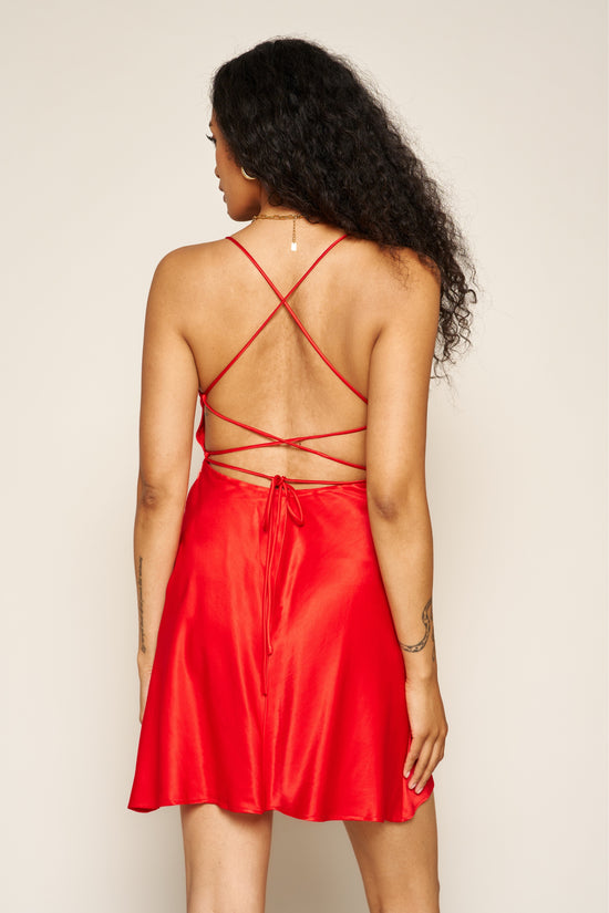 Zoe Dress in Red - Whimsy & Row