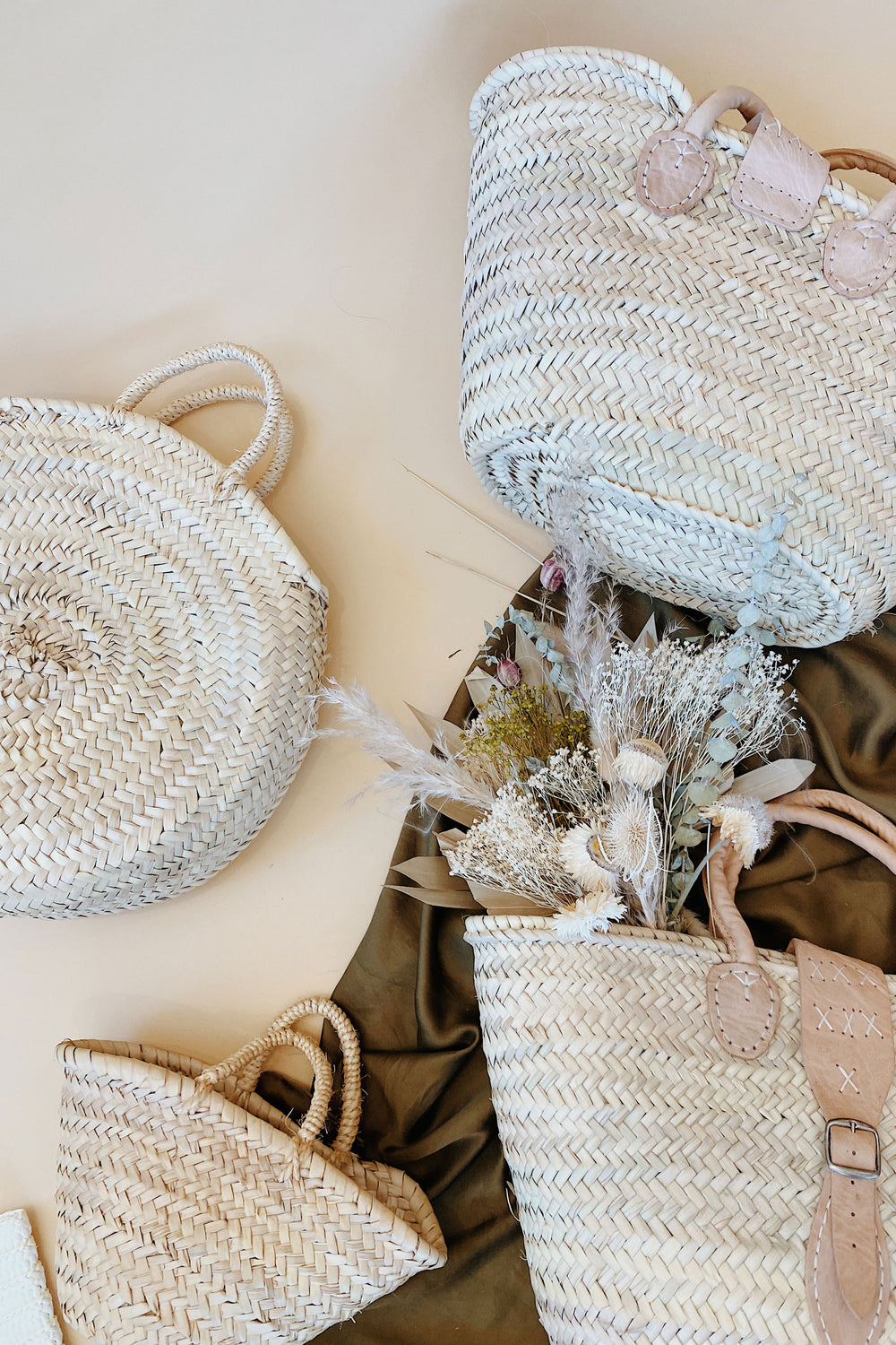 Straw French Basket / Summer Bag / Straw Beach Bag / Shopping 