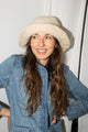 Sample Sale Bucket Hat in Cream Sherpa