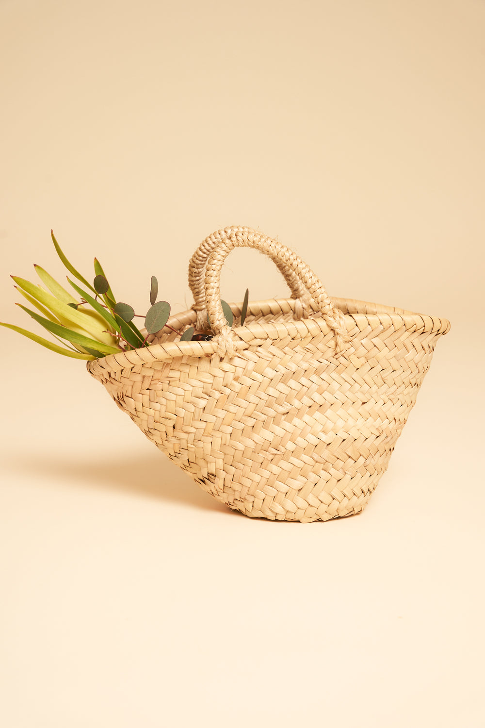 Mini Straw Bag in Natural - Whimsy & Row
