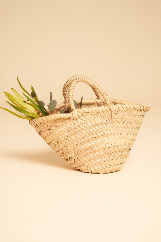 Mini Straw Bag in Natural - Whimsy & Row