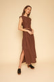Sample Sale Millie Skirt/Dress in Chocolate Linen