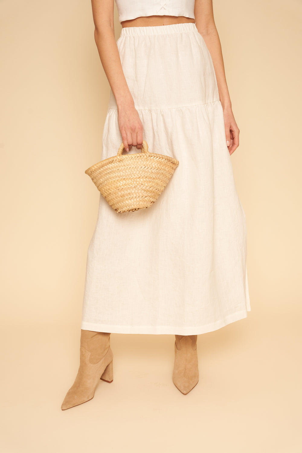 Millie Skirt/Dress in Coconut - Whimsy & Row