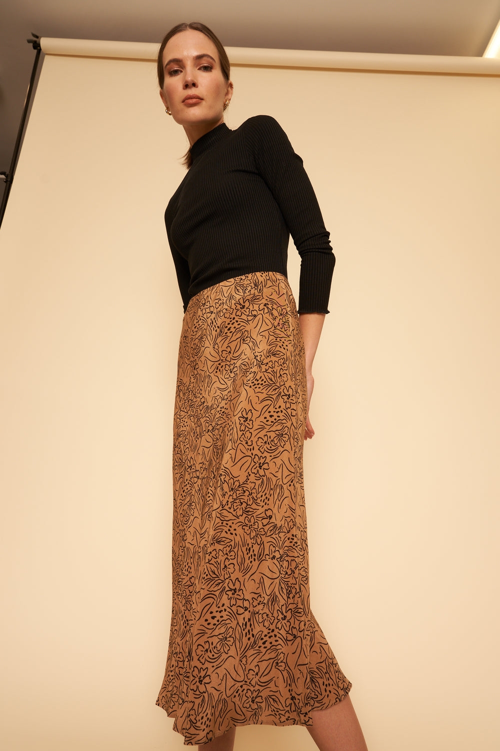 Donna Skirt in Lady Print - Whimsy & Row