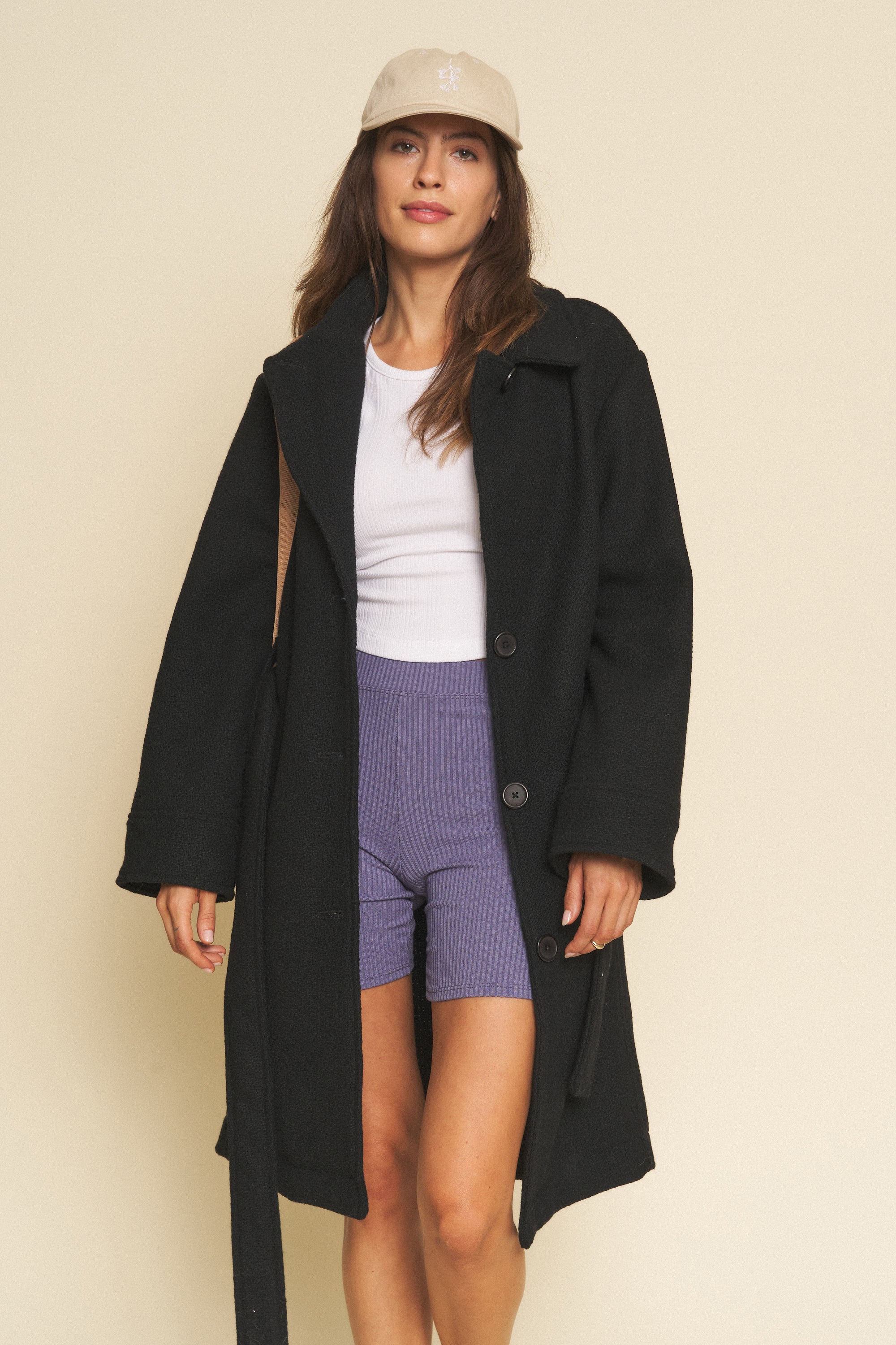 Emilia Coat in Black · Whimsy & Row ~ Sustainable Clothing