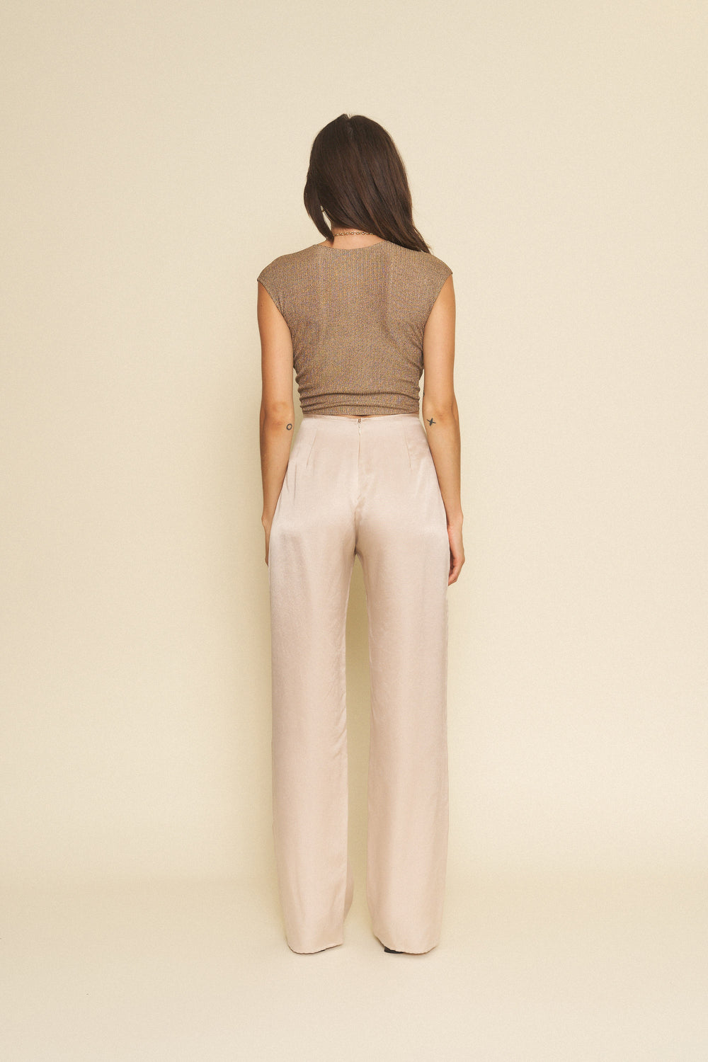 Eli Pant in Champagne - Whimsy & Row