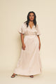 Lola Wrap Dress in Champagne