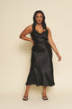 Camille Dress in Silky Black