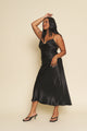 Camille Dress in Silky Black