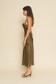 Camille Dress in Silky Hunter