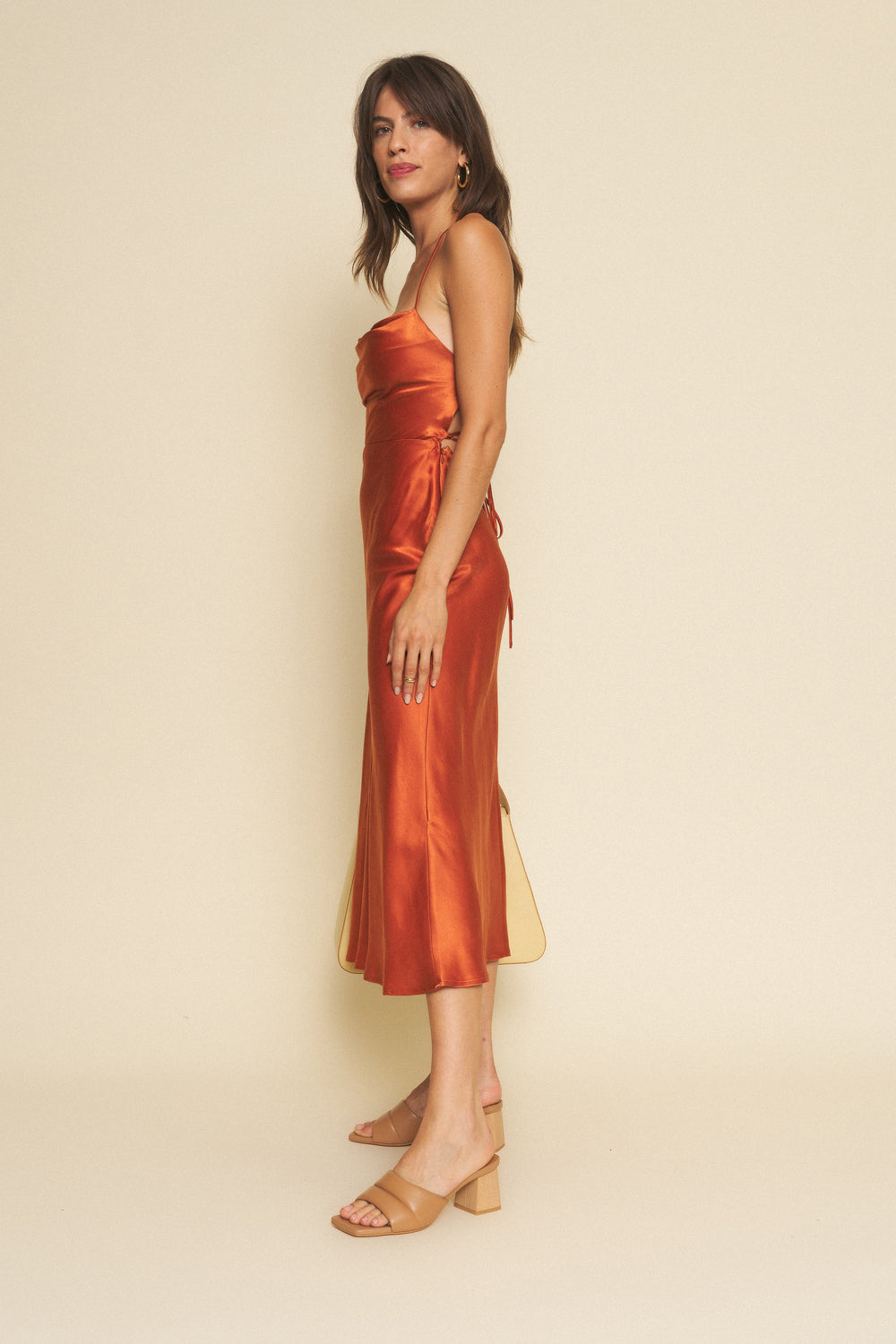 Camille Dress in Rust - Whimsy & Row