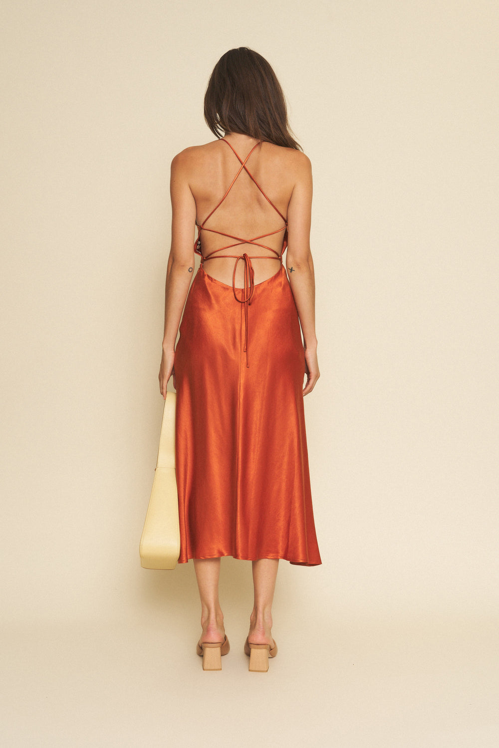 Camille Dress in Rust - Whimsy & Row