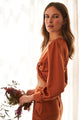 Lauren Top in Silky Rust