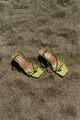 Intentionally Blank Fifi Heel in Neon Citrus