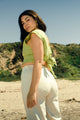 Flora pant in Natural Wide Leg