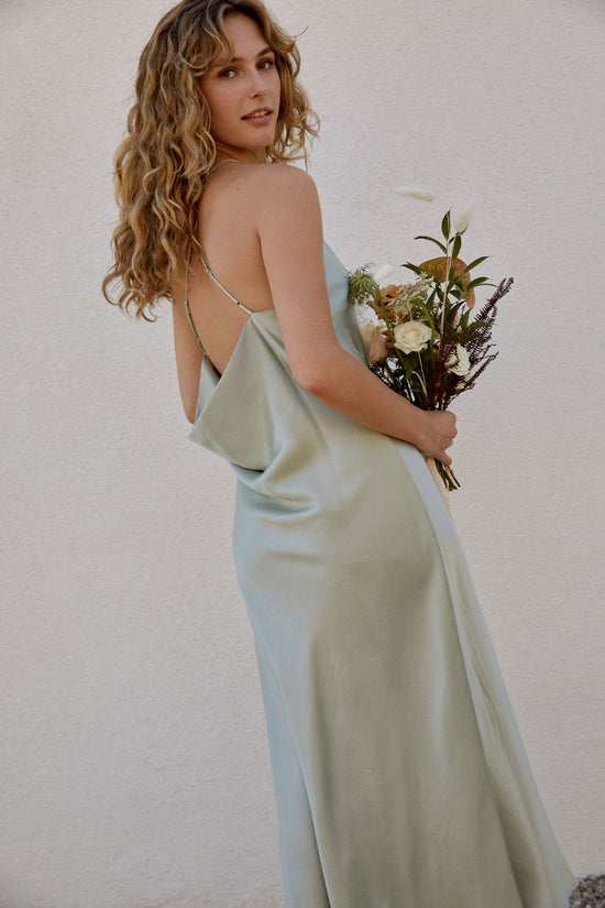 Fiona Dress in Sage - Whimsy & Row