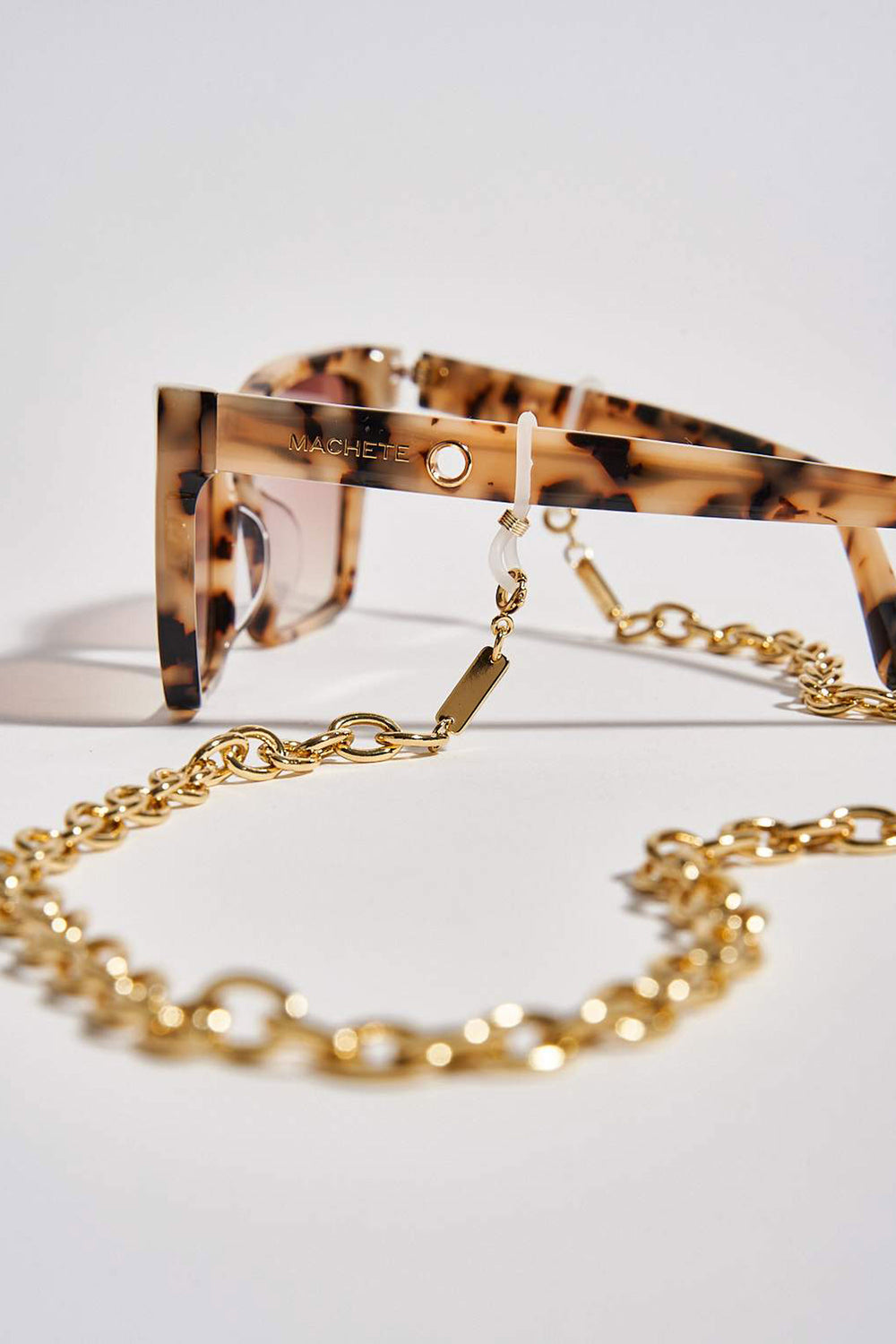 Petite Paperclip Sunglass + Mask Chain in Gold - Whimsy & Row