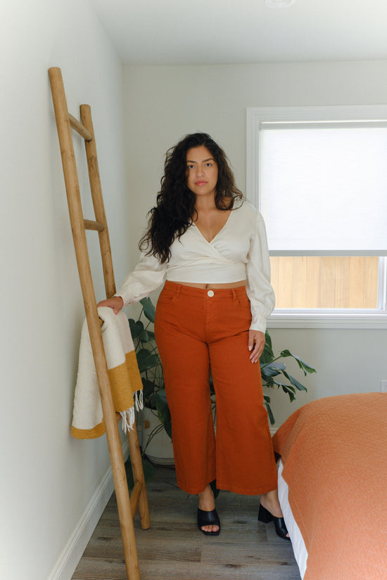 Flora Pant in Rust Extended - Whimsy & Row