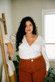 Sample Sale Lauren Top in Cream Extended
