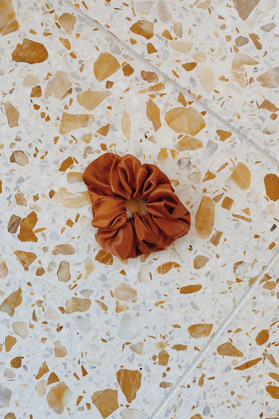Silky Scrunchie in Rust - Whimsy & Row