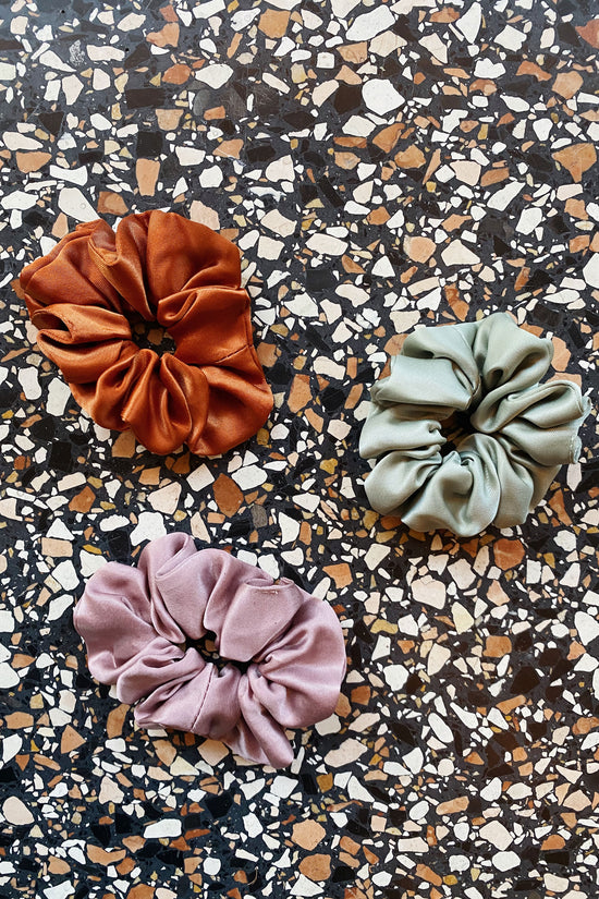 Silky Scrunchie in Rust - Whimsy & Row